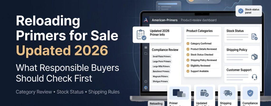 reloading primers for sale updated 2026